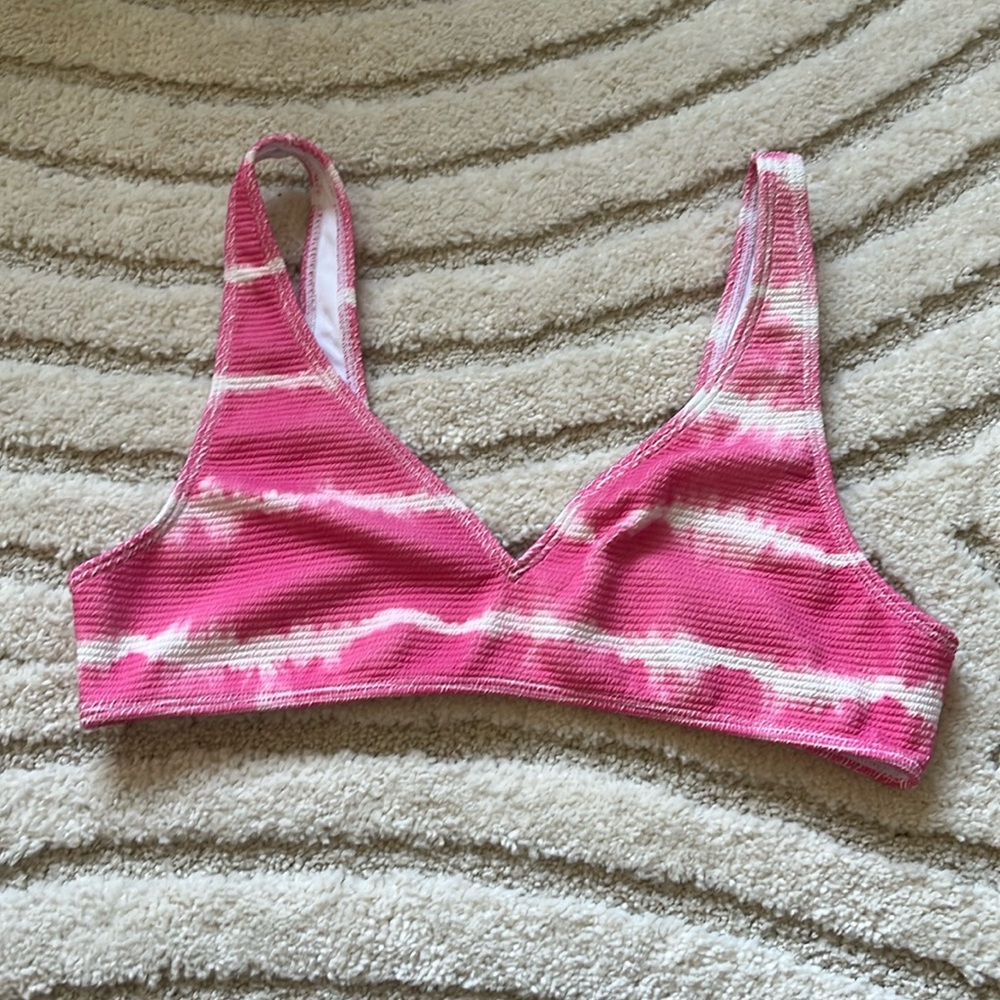 Tie dye swim top